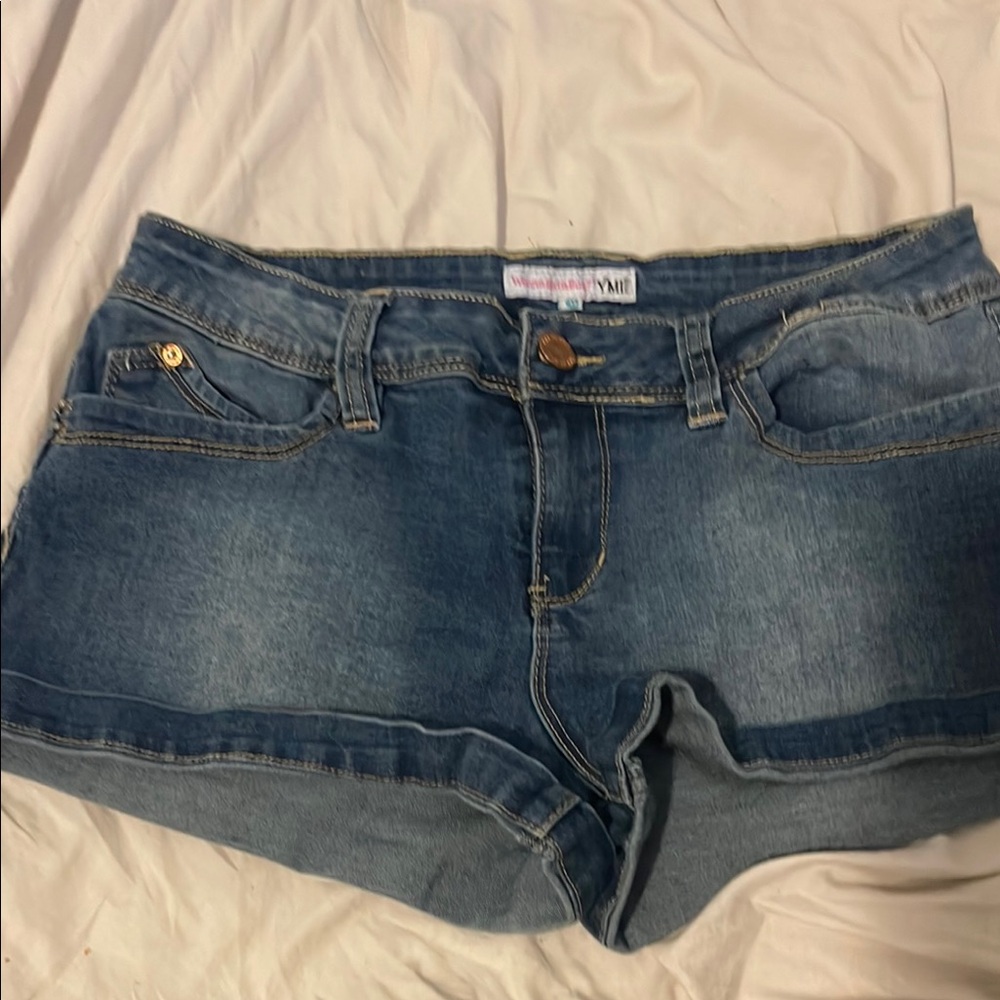 DISCONTINUED WANNABETTABUTT YMI Classic Blue Denim Jeans